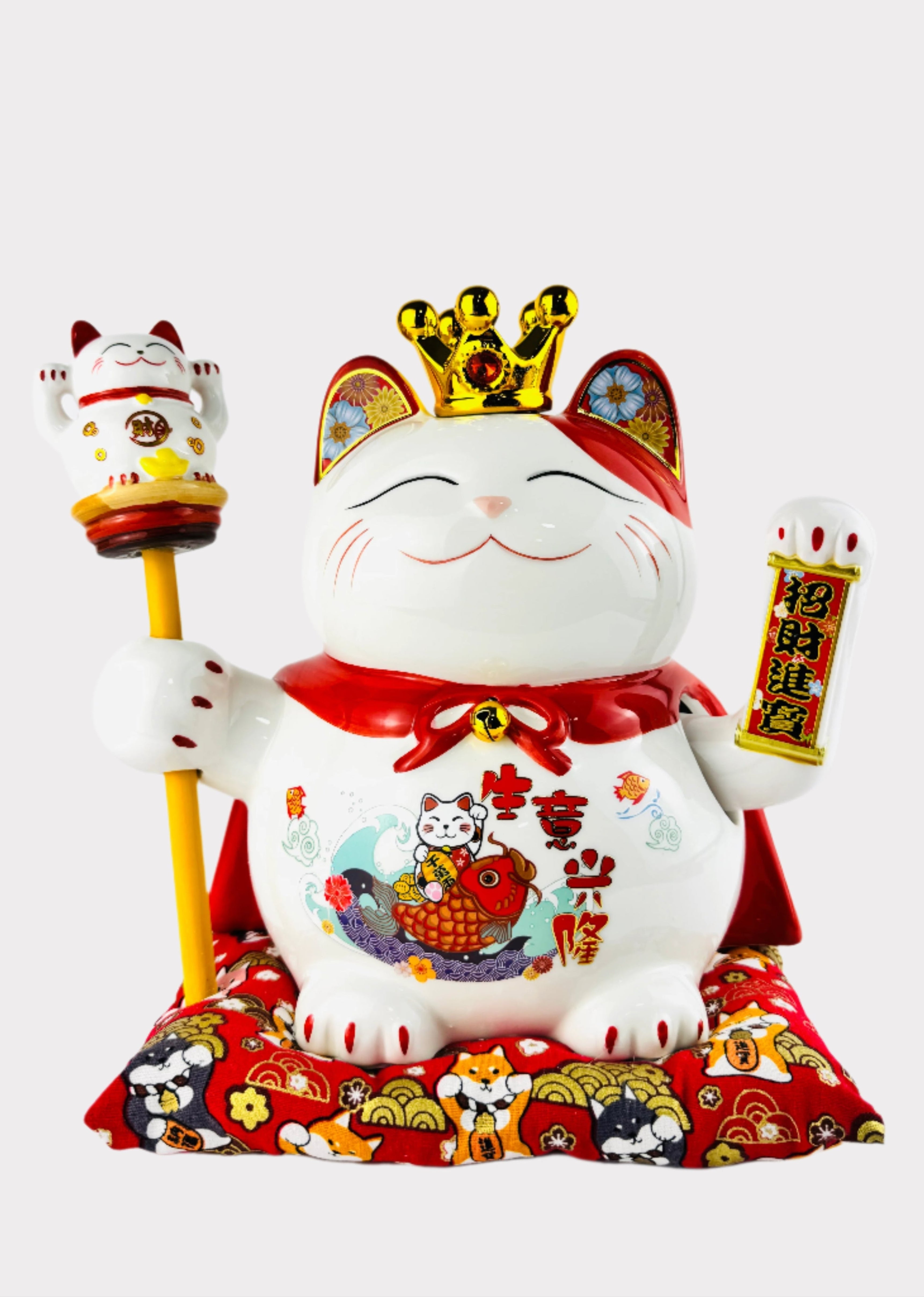Lucky Cat Statues - 招财猫 - Maneki-Neko | Rainbow Rosemead