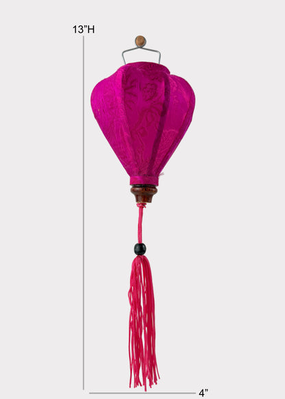 Silk Lantern Ornaments –  Bamboo & Silk Décor