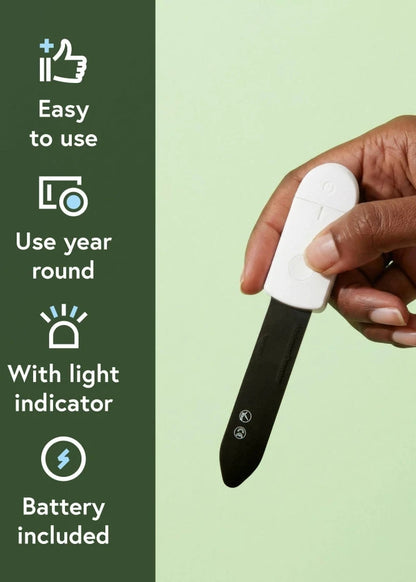 We The Wild Soil Moisture Meter for Indoor Plants - Easy Watering Indicator Tool with Light Sensor & Battery Included