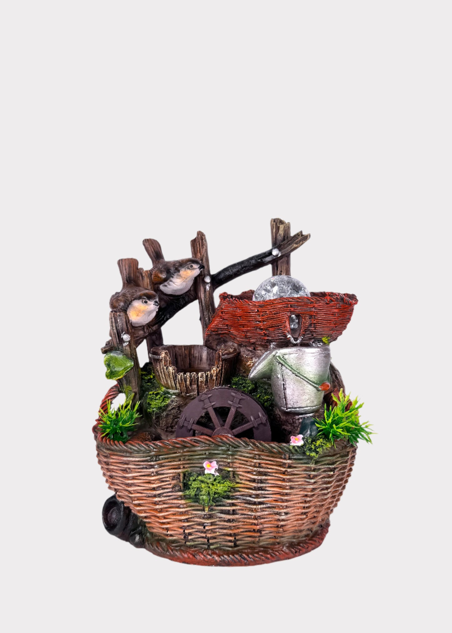 Birdsong Basket Water Fountain