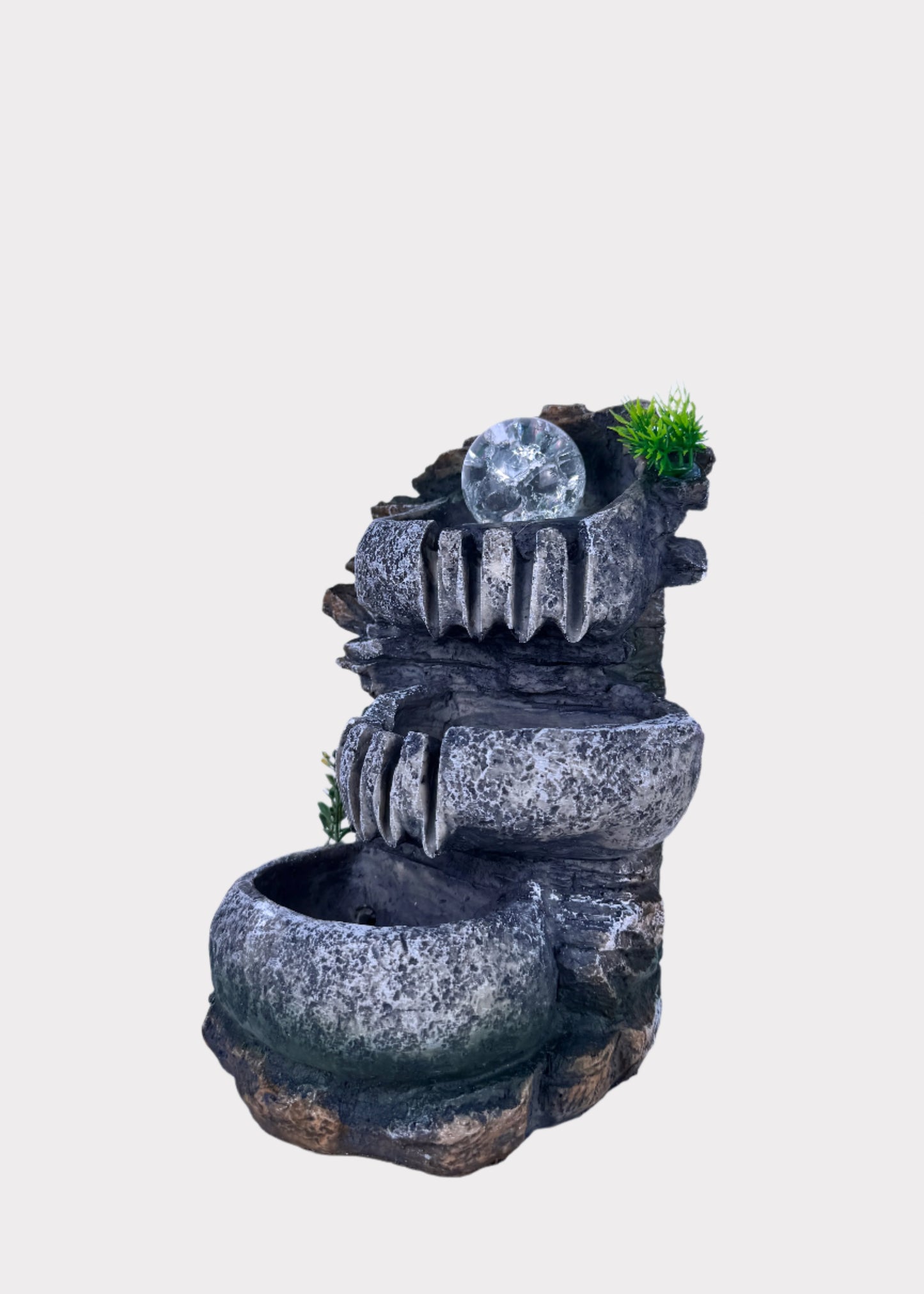 Stone Cascade Crystal Fountain
