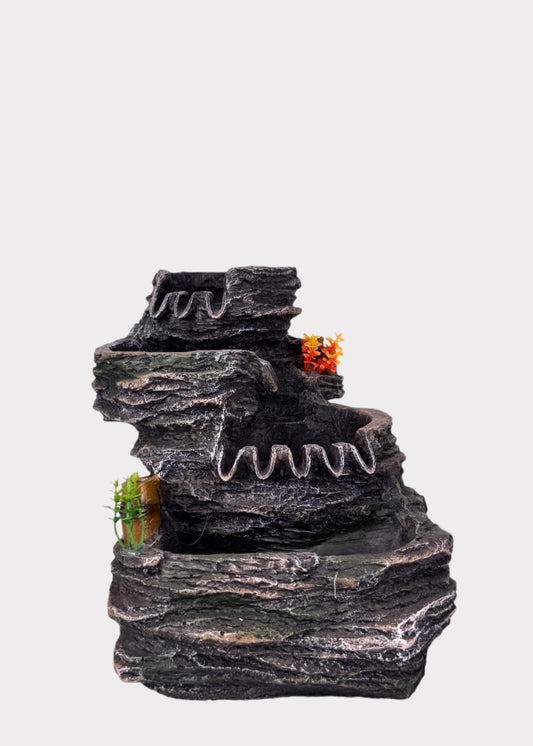 Layered Rock Cascade Fountain