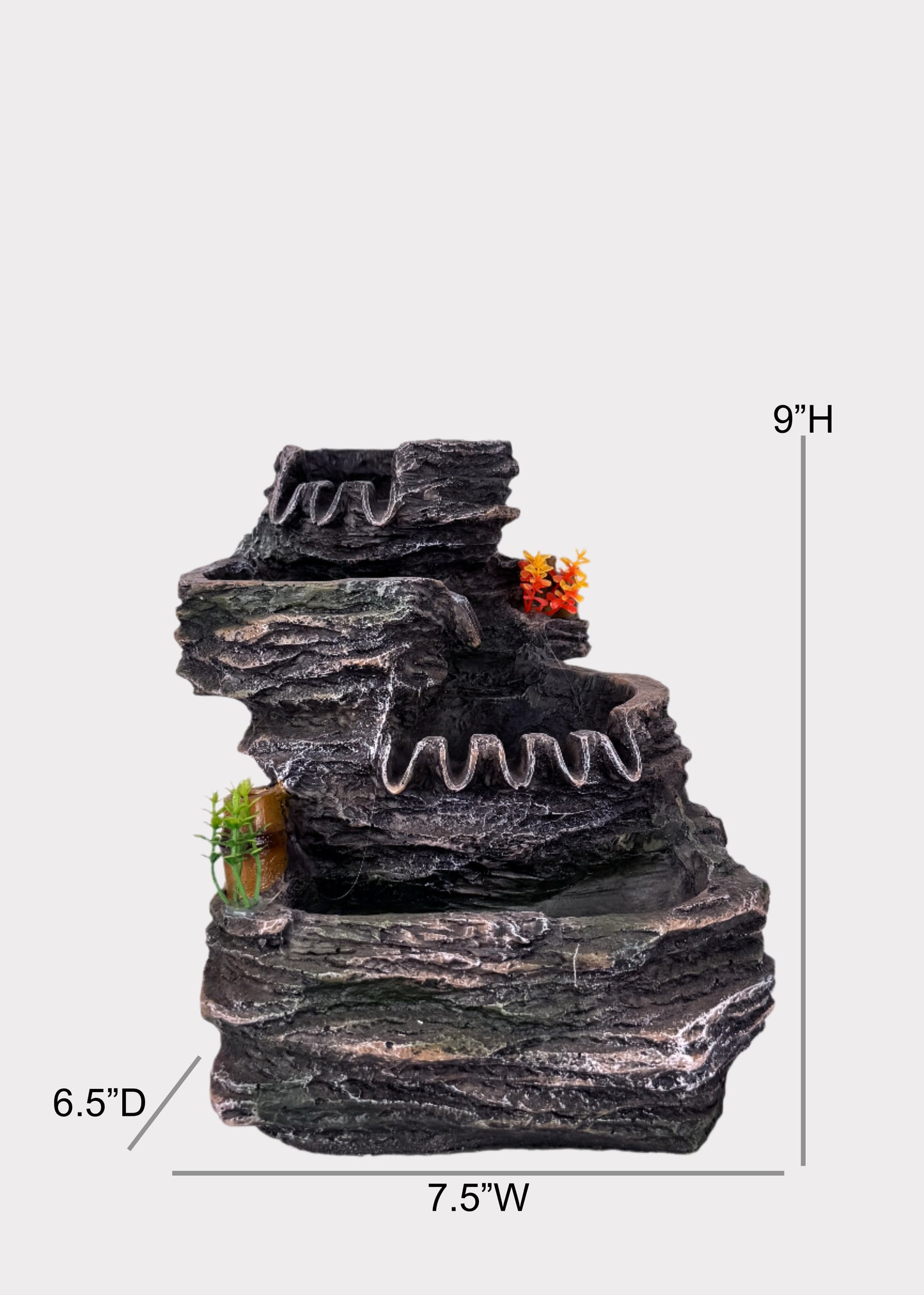 Layered Rock Cascade Fountain