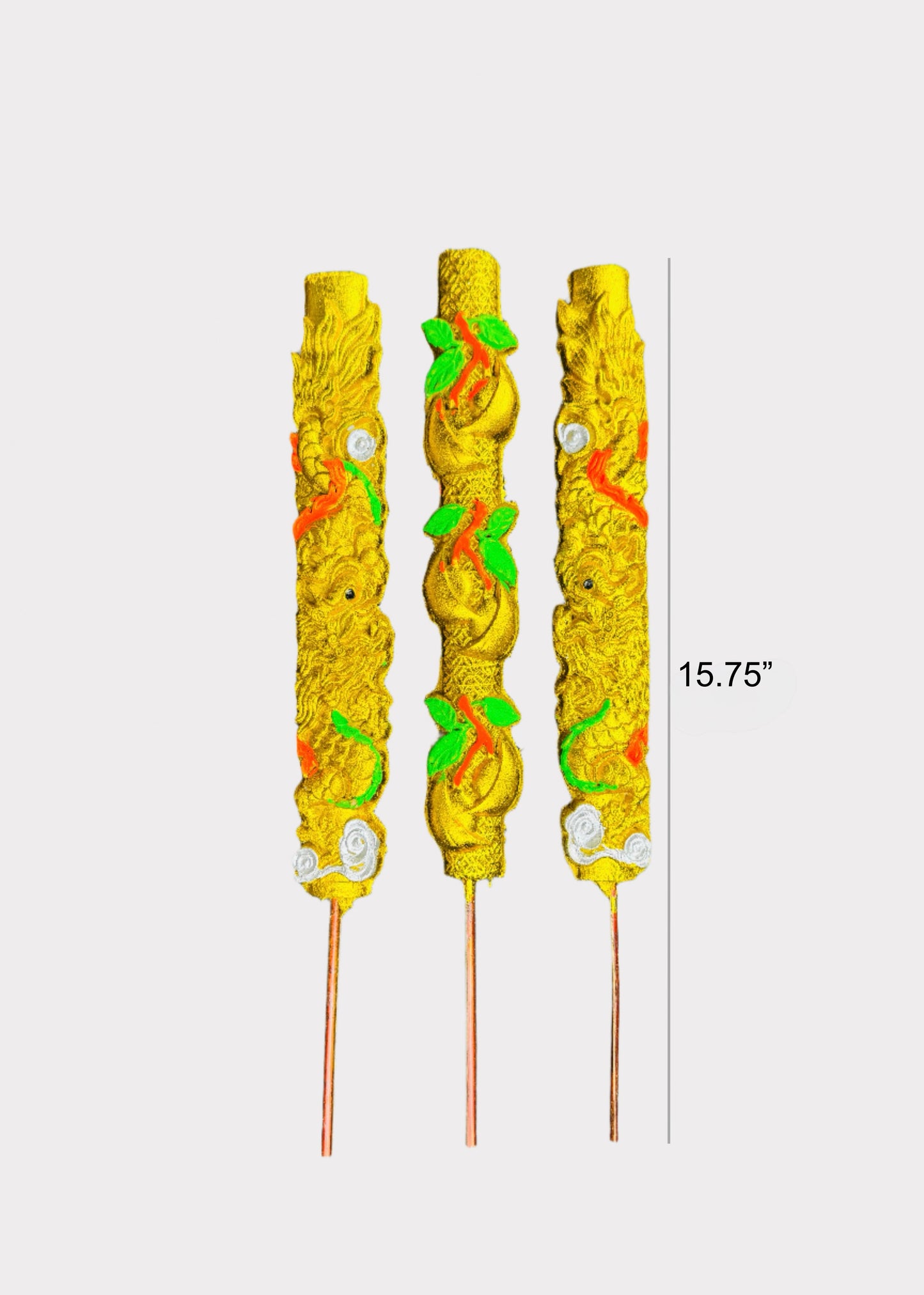 Dragon Gold Incense Stick – Auspicious Incense (3 Count)