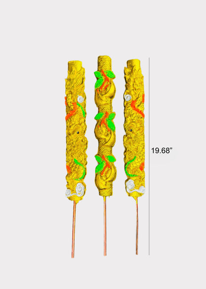 Dragon Gold Incense Stick – Auspicious Incense (3 Count)