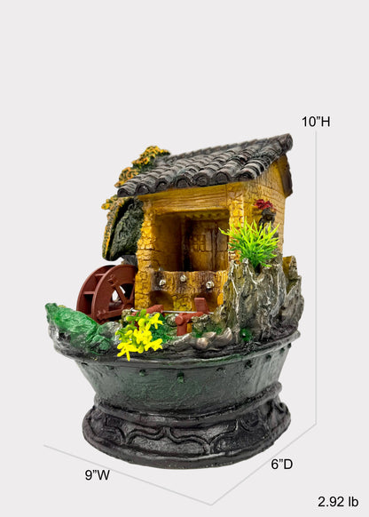 Cottage Window Waterfall LED Fountain