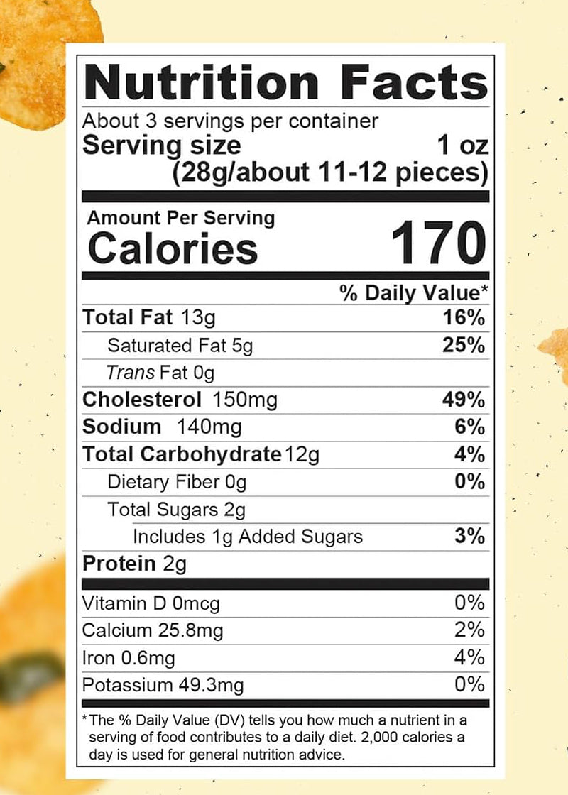 IRVINS Salted Egg Potato Chips 3.3 oz (95g)