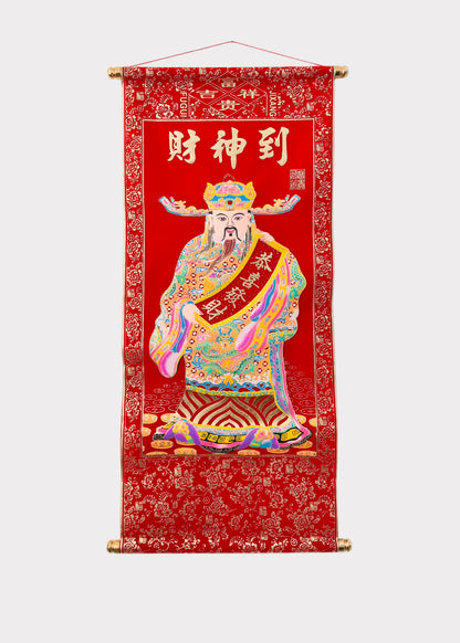 Lunar New Year Blessings and Wishes Wall Scroll
