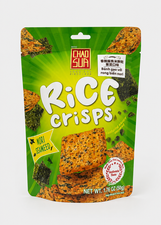 Chao Sua Rice Crisps Nori Seaweed Snack 1.76 oz (50g)
