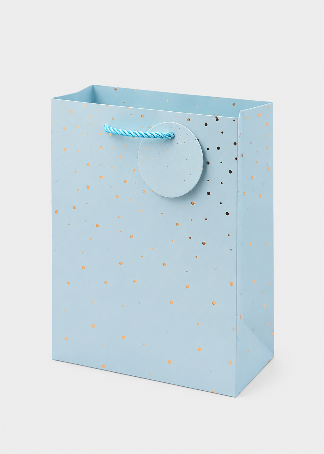 Gift Bag with Gold Foil Dots