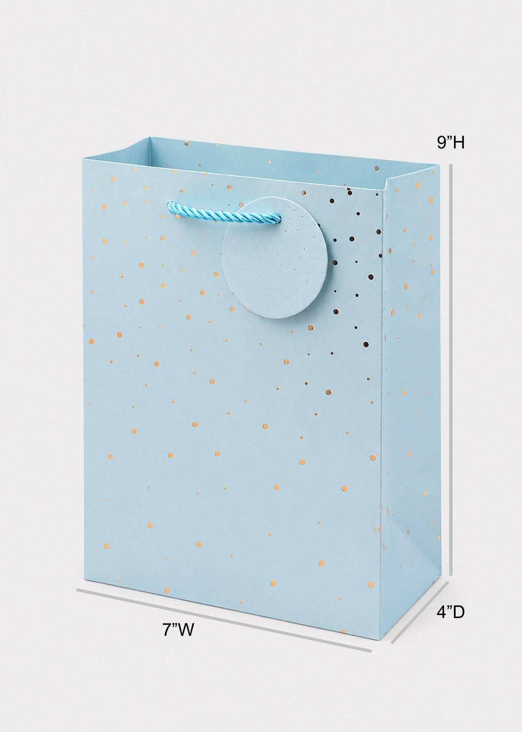 Gift Bag with Gold Foil Dots