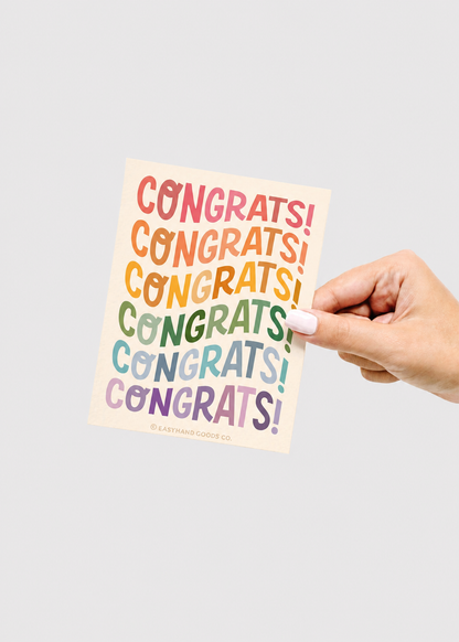 Congrats Greeting Card
