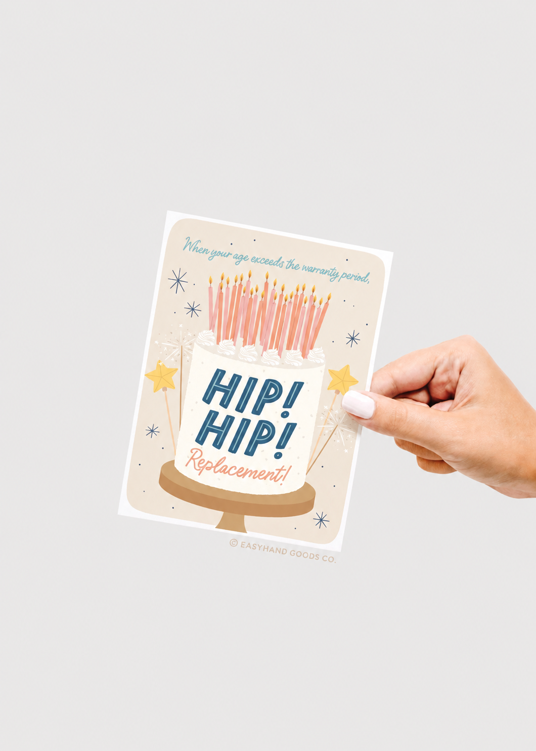 Hip! Hip! Replacement! Greeting Card