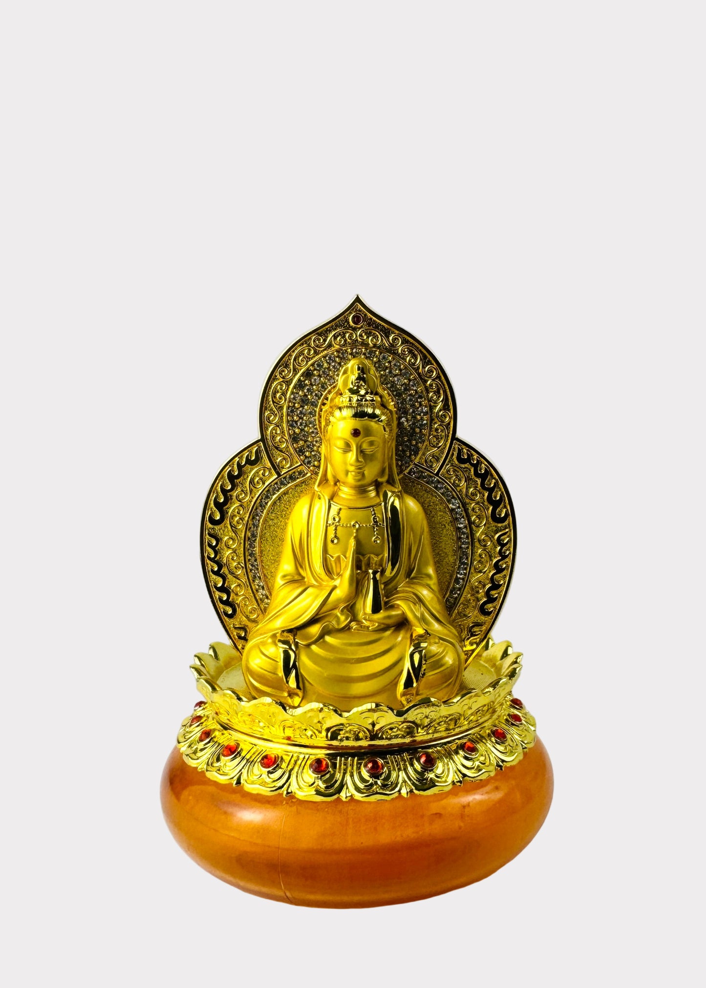Guan Yin Essential Oil Diffuser, Double Sided Lotus