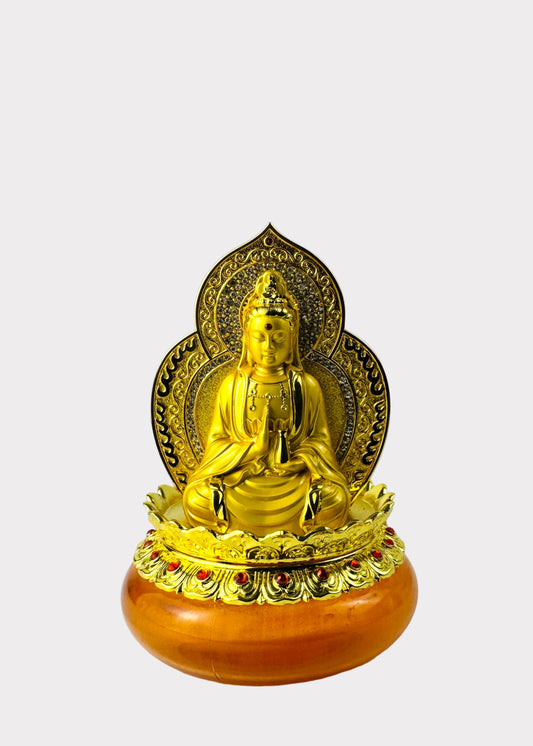 Guan Yin Essential Oil Diffuser, Double Sided Lotus