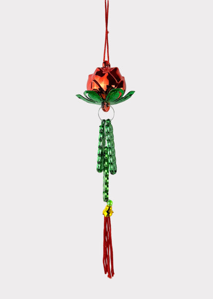 Prosperity Lotus Charm – Festive Hanging Decoration (5 Count)