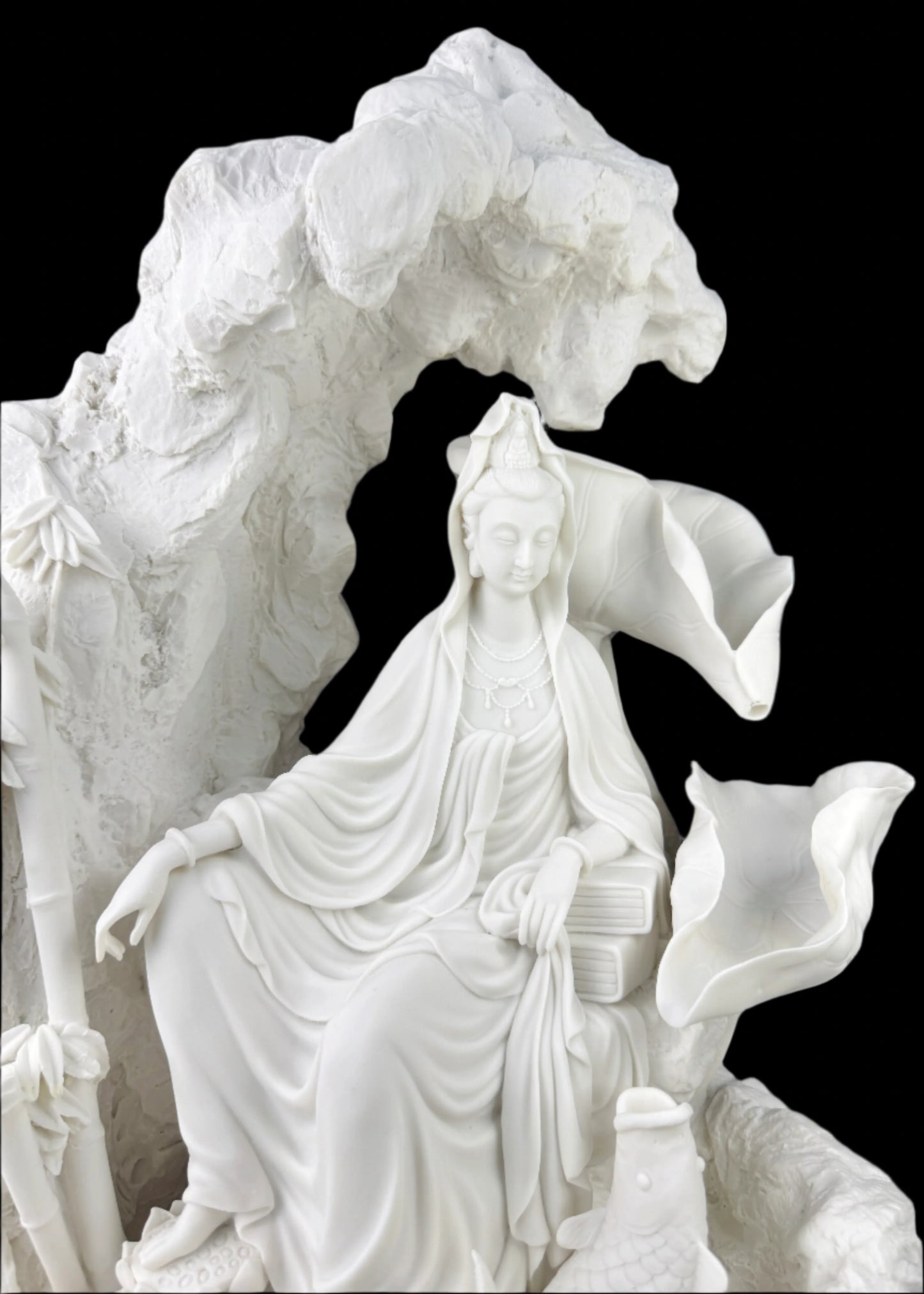 White Guan Yin Fountain