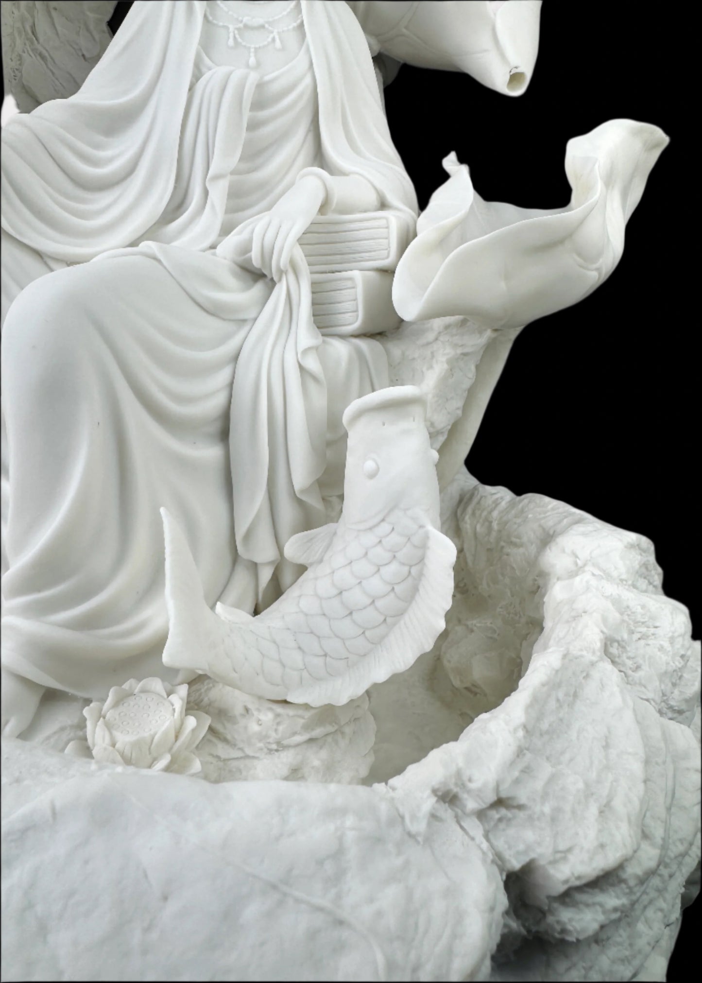 White Guan Yin Fountain