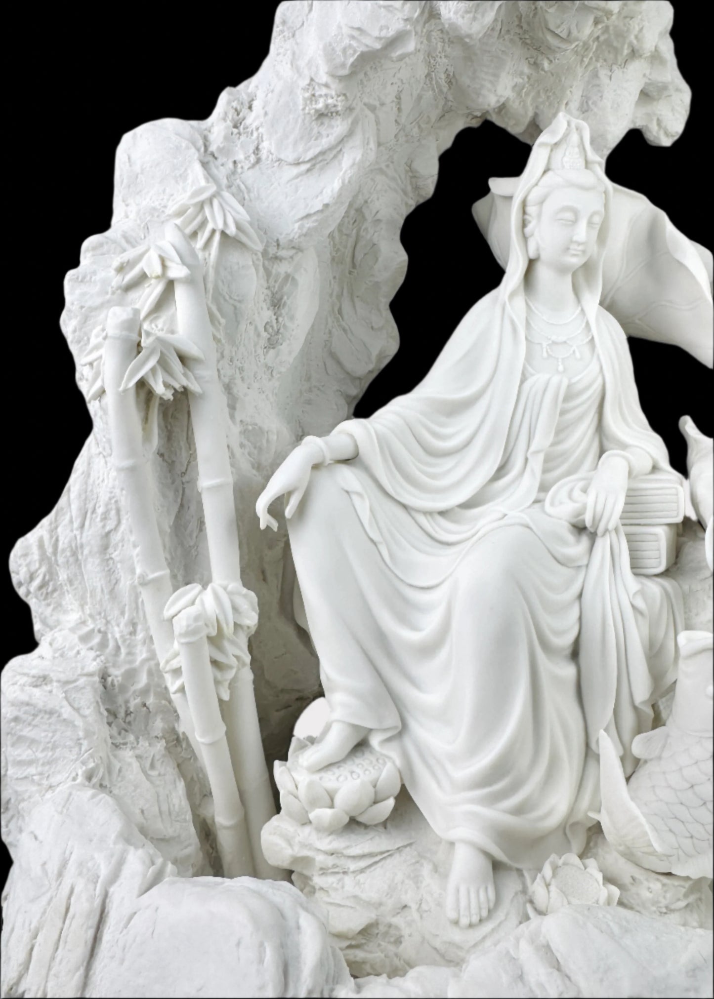 White Guan Yin Fountain