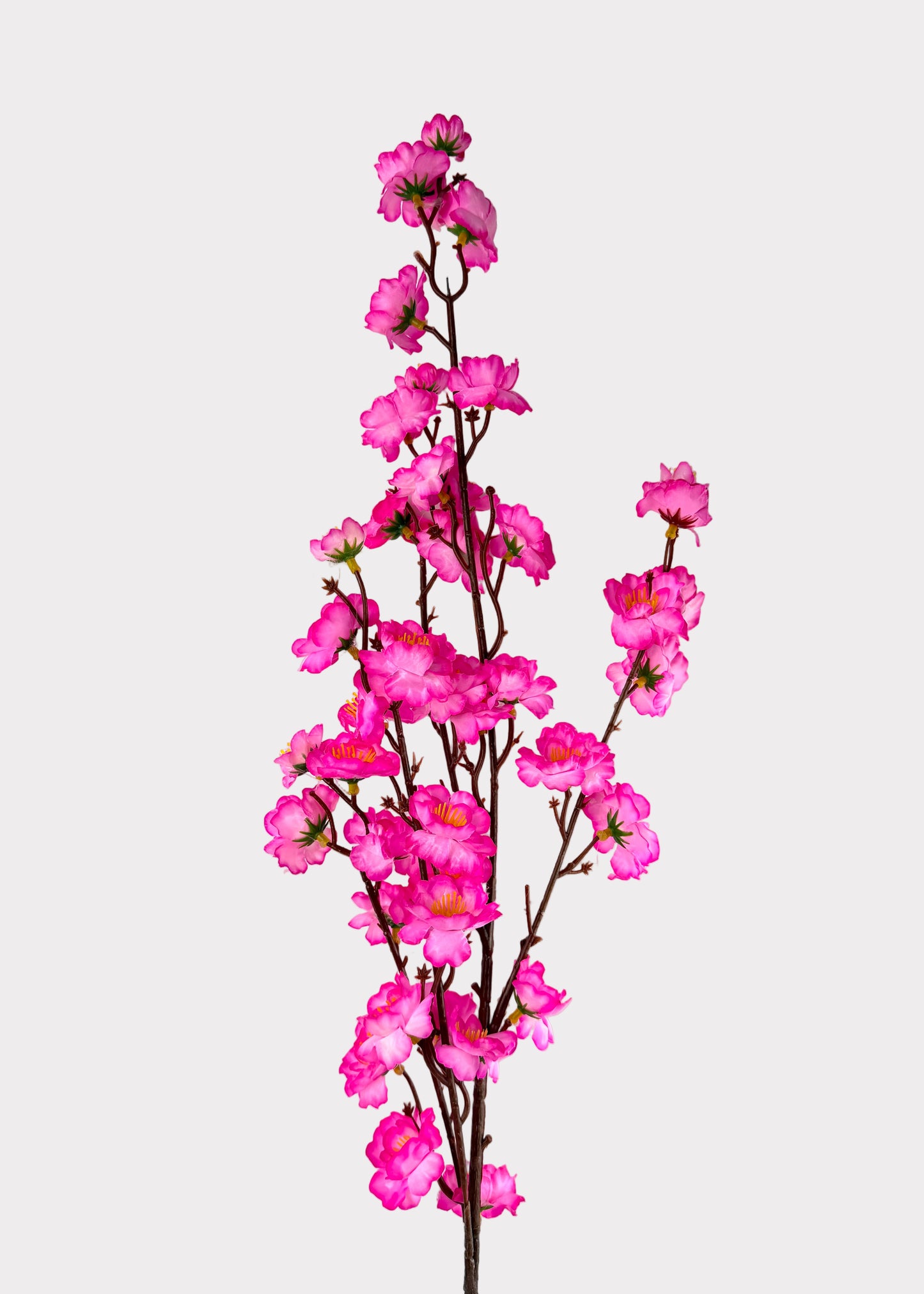 Artificial Peach Blossom Branch – Bendable Metal Stem