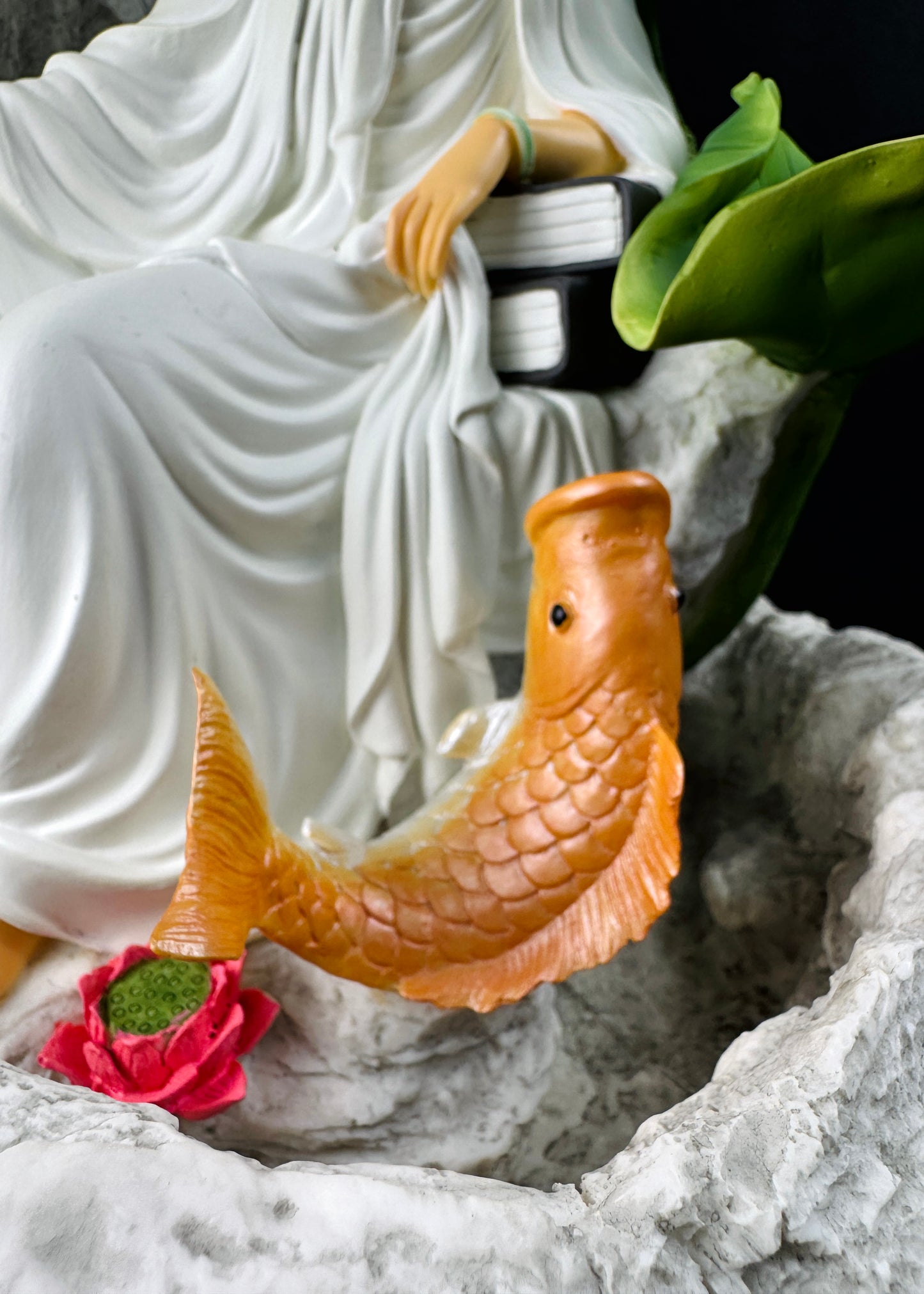 Colored Guan Yin Fountain
