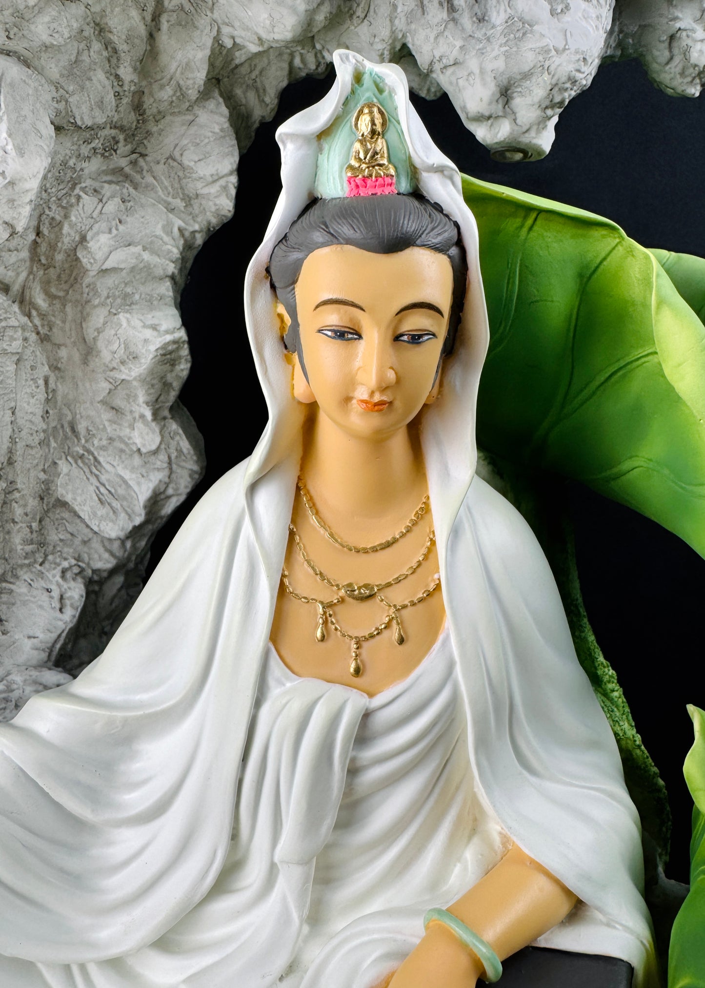 Colored Guan Yin Fountain