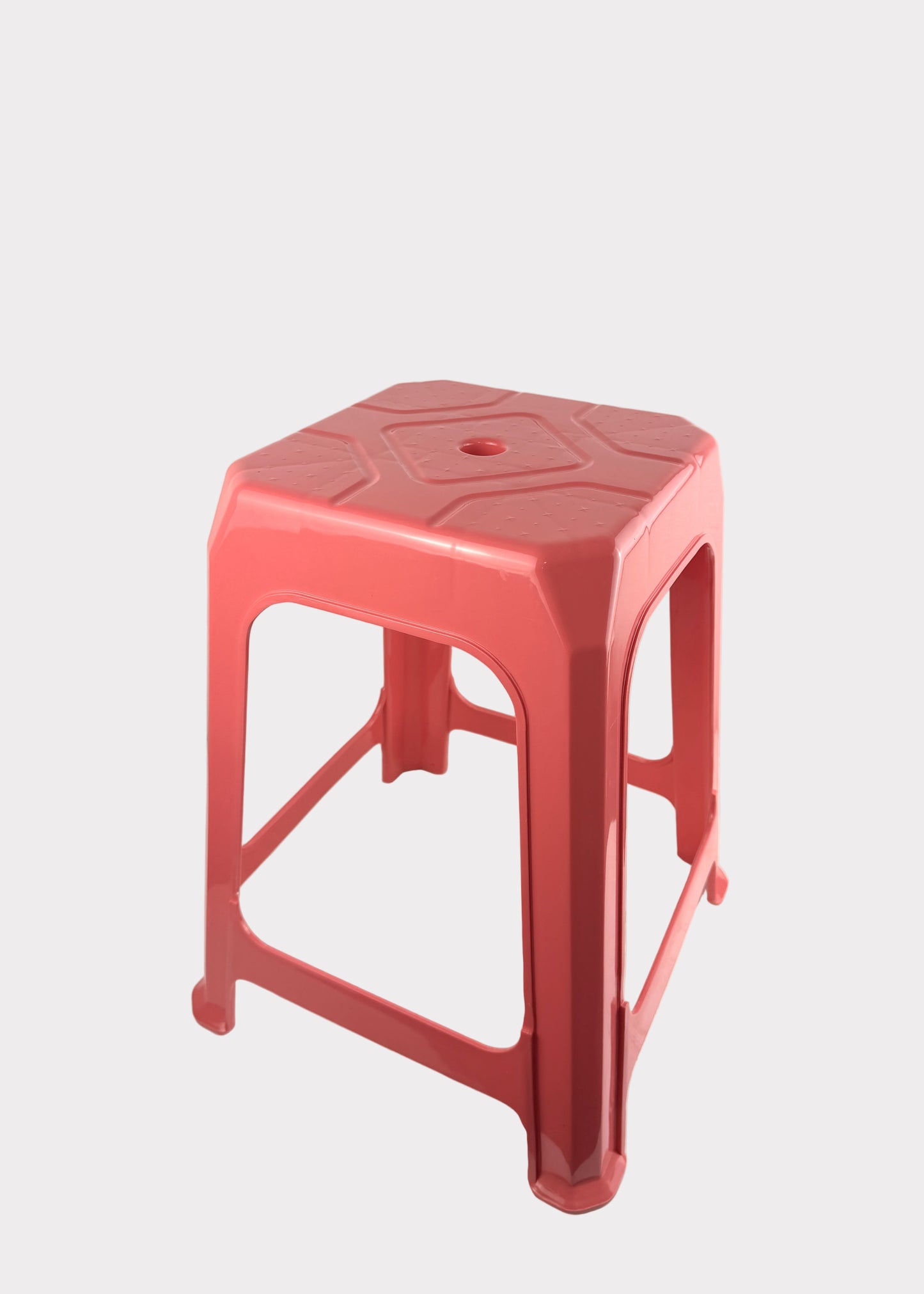 Stackable Plastic Stool – Durable 18” Height - Multiple Colors