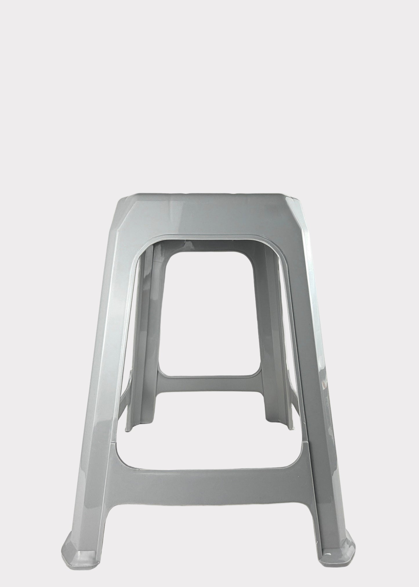 Stackable Plastic Stool – Durable 18” Height - Multiple Colors