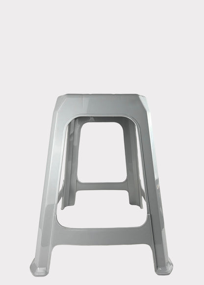 Stackable Plastic Stool – Durable 18” Height - Multiple Colors