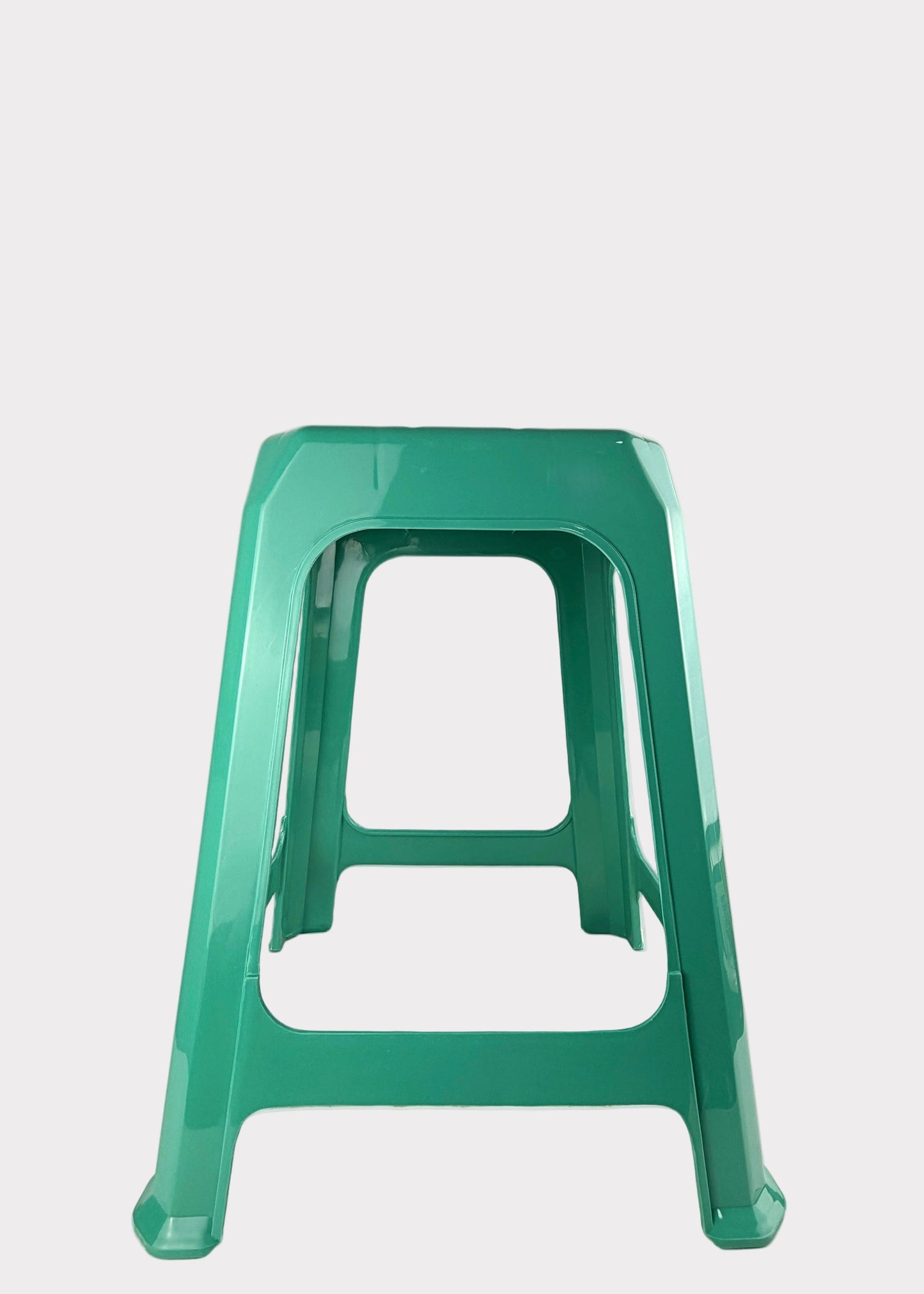 Stackable Plastic Stool – Durable 18” Height - Multiple Colors