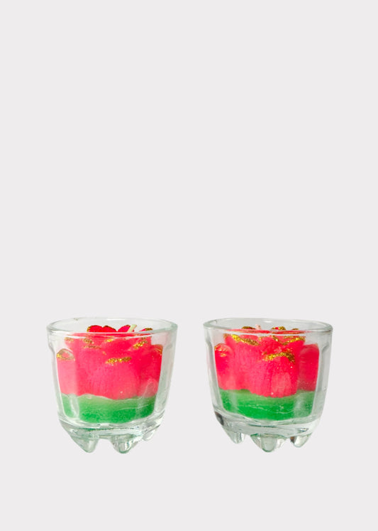 Lotus Tea Cup Candle Set