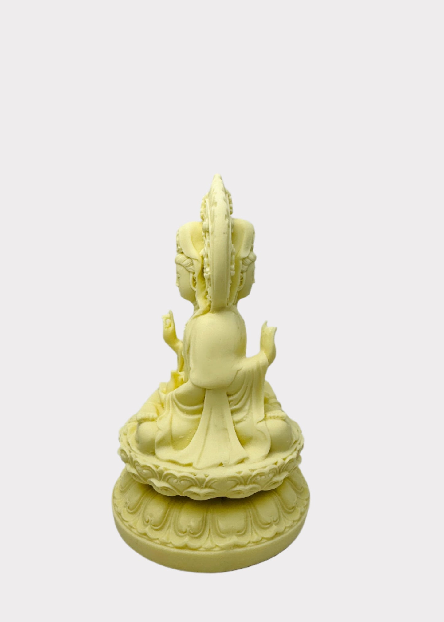 Double Sided Guan Yin with Halo - Resin Statue