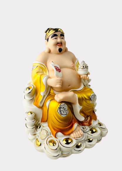 Gold Ombre Land and Prosperity Gods - Porcelain