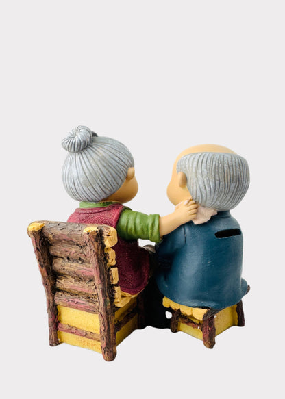 Grandparents Foot Bath Figurine