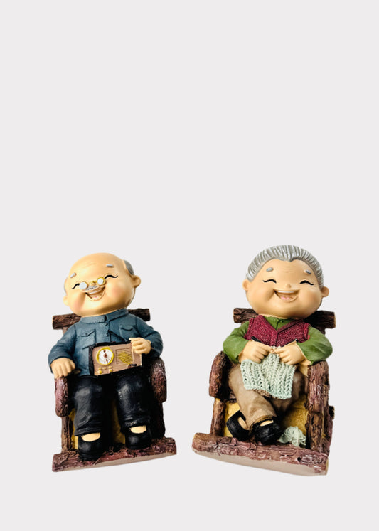 Grandparents Rocking Chair Figurine