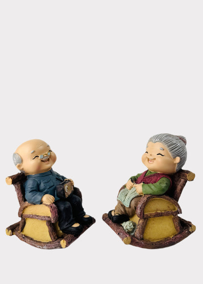 Grandparents Rocking Chair Figurine