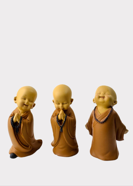 Prayer Bead Little Monks Trio