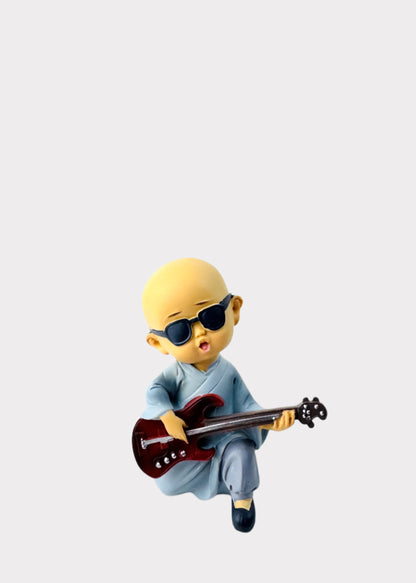 Little Monks Music Trio Figurine Set