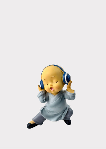 Little Monks Music Trio Figurine Set
