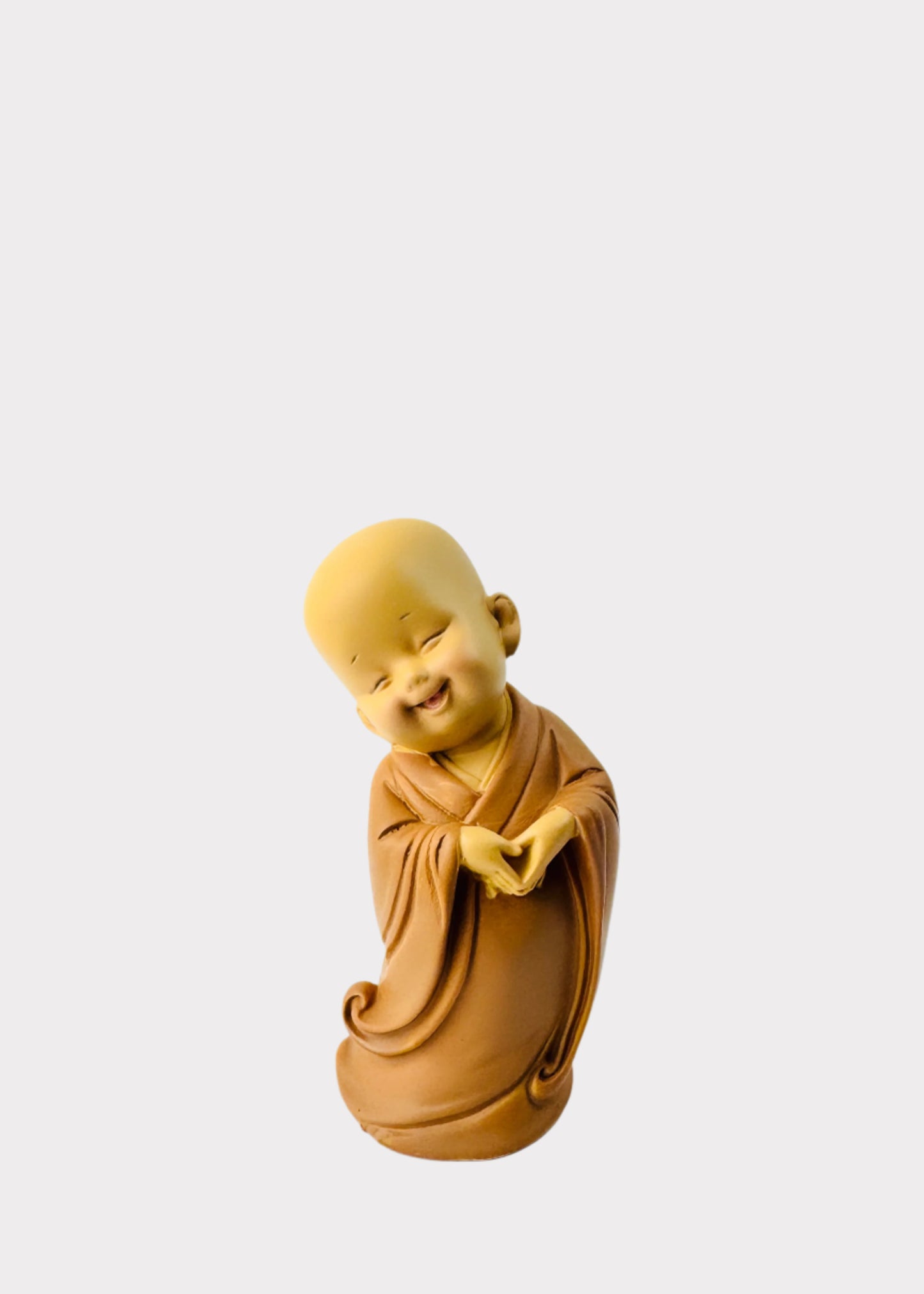 Smiling Little Monks Standing Figurine Set