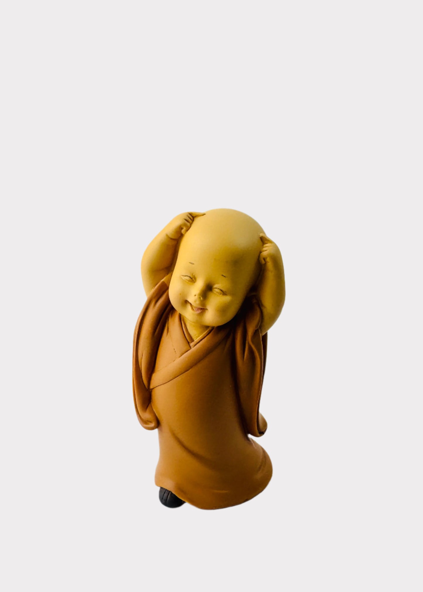 Smiling Little Monks Standing Figurine Set