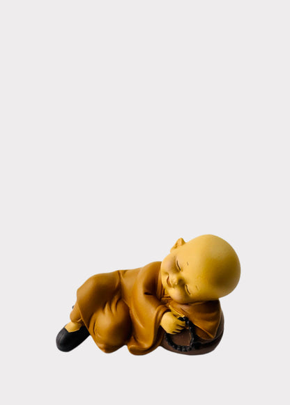 Resting Little Monks Figurine Trio