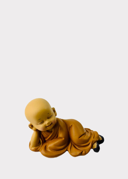 Resting Little Monks Figurine Trio
