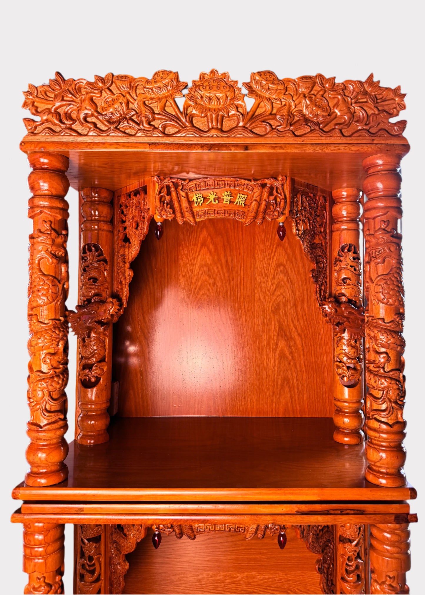 32” 3-Tier Altar – Dragon – Yellow