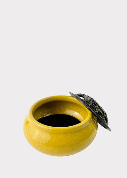 Blossom Incense Burner Bowl | Ceramic | Cone or Coil | 4 Colors