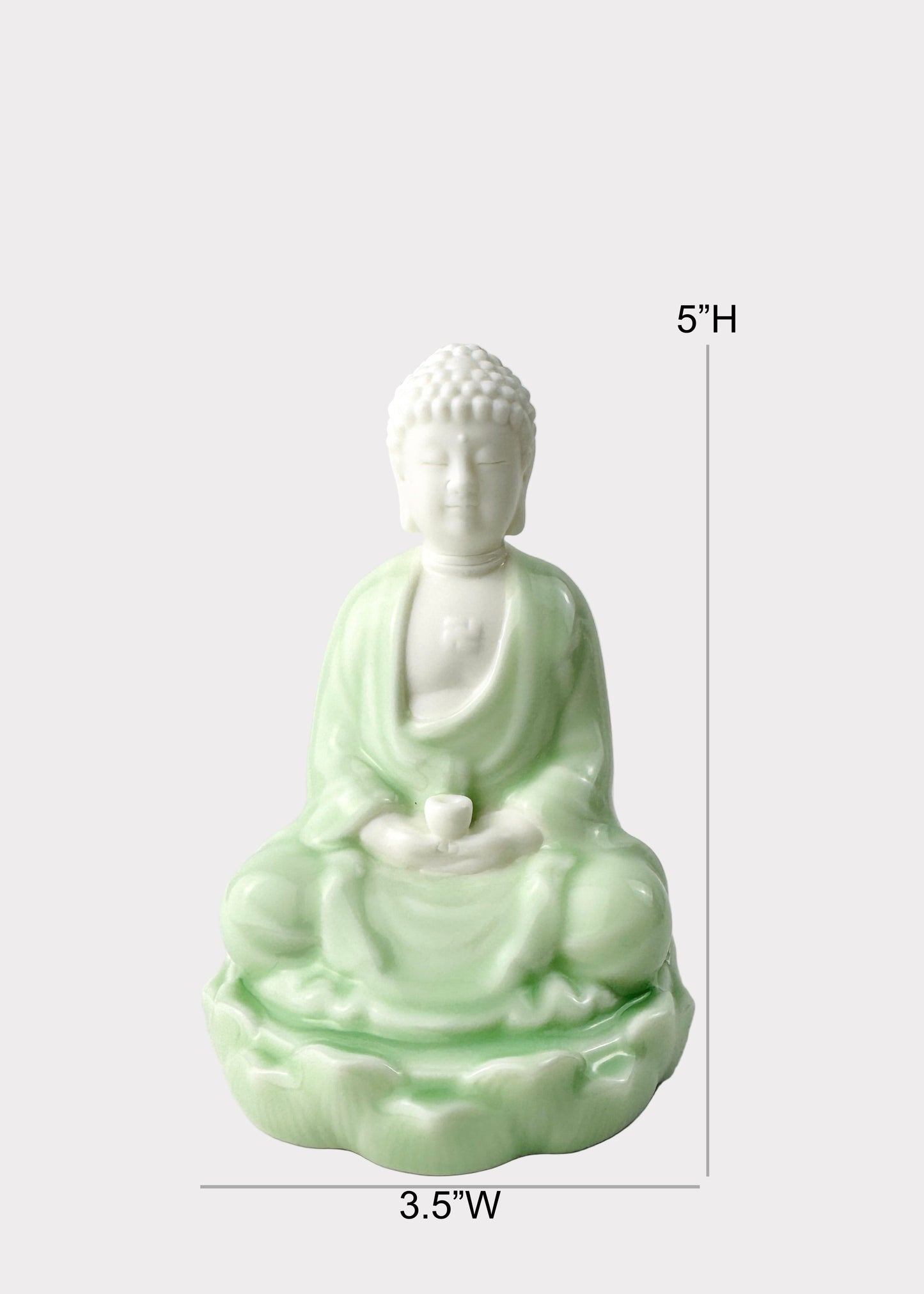 Crest Sage Shakaymuni Porcelain Buddha