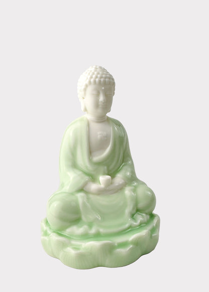 Crest Sage Shakaymuni Porcelain Buddha