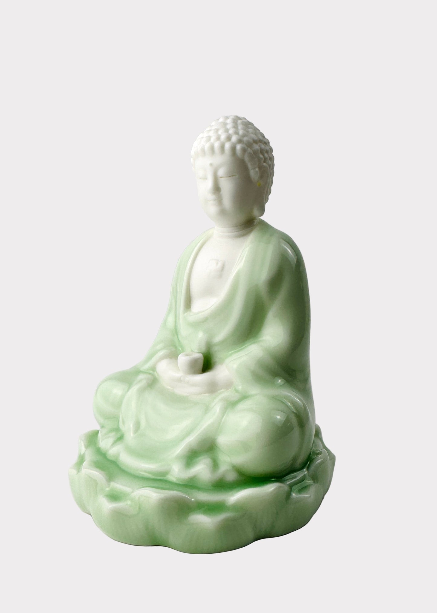Crest Sage Shakaymuni Porcelain Buddha