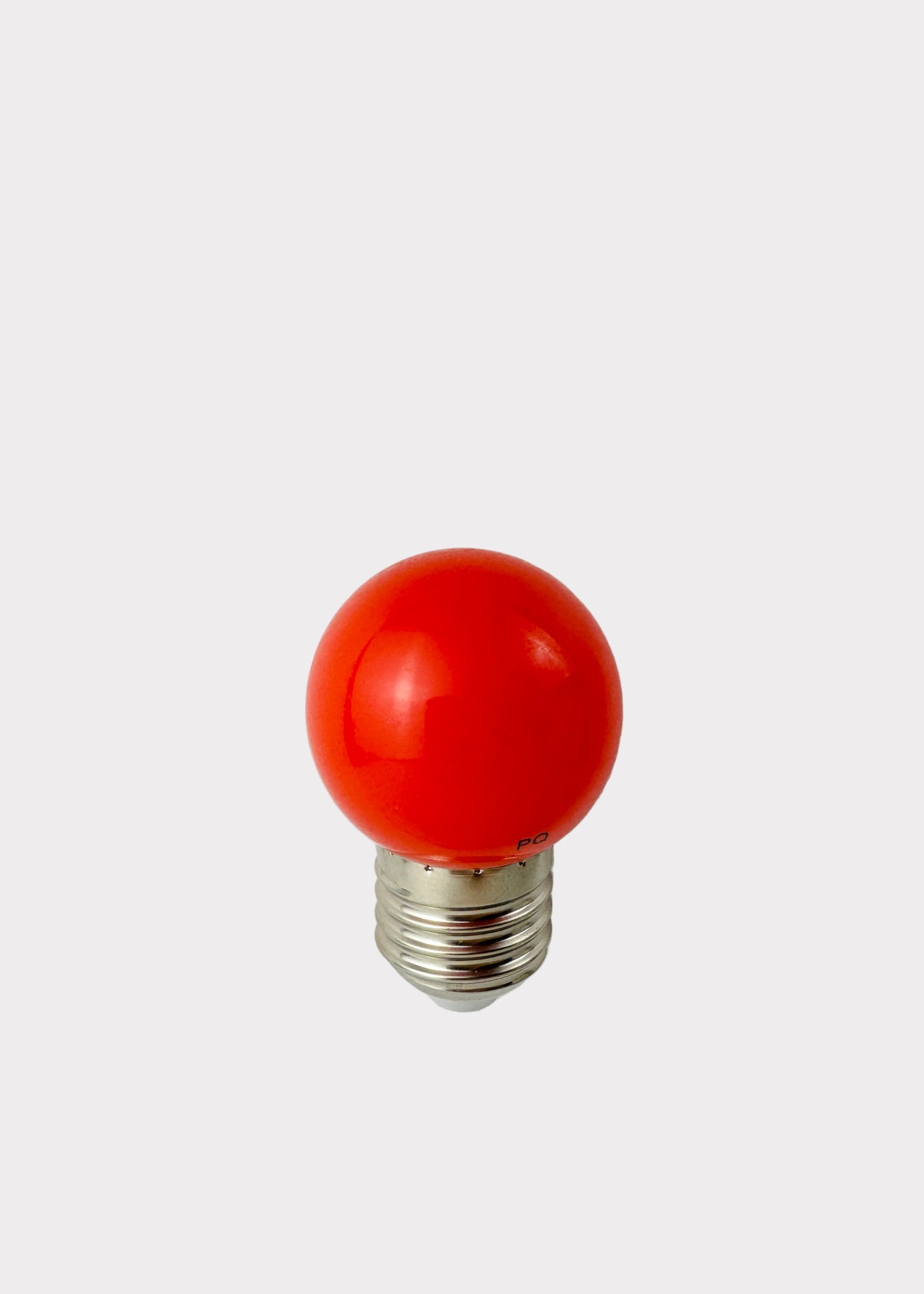 Red LED Bulb - Medium Base E26/E27 - 2 PACK