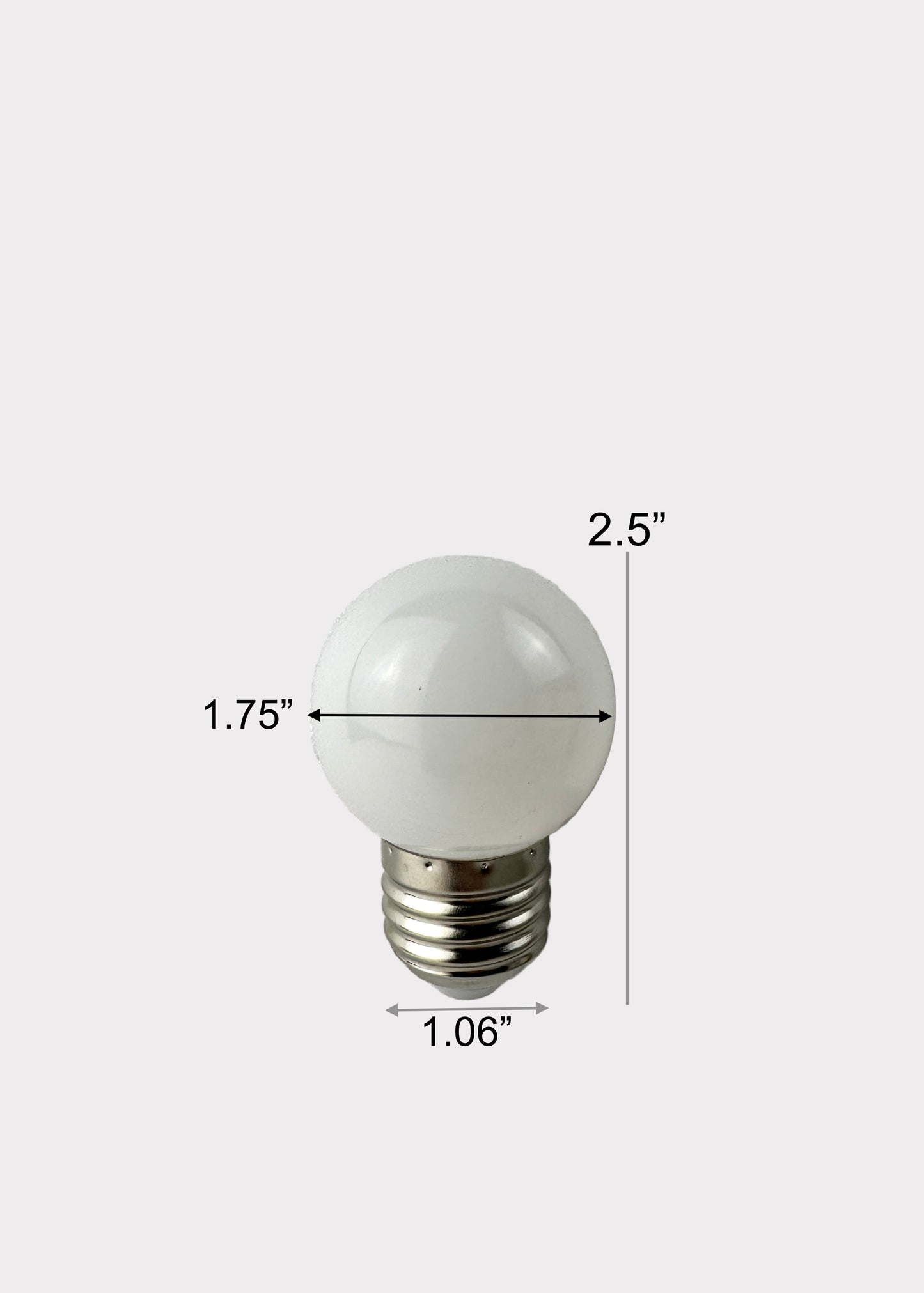 Soft White LED Bulb - Medium Base E26/E27 - 2 PACK